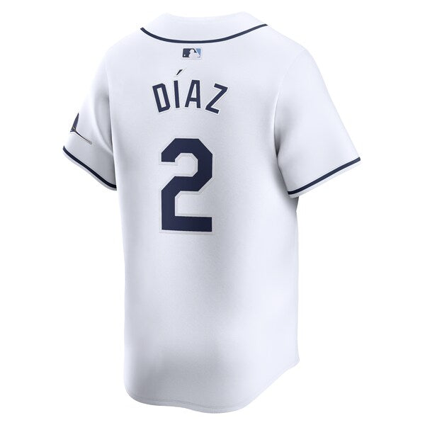 Yandy Diaz Tampa Bay Rays Nike Home Limited Player Jersey - White - Image 3