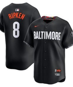 Cal Ripken Jr. Baltimore Orioles Nike City Connect Retired Player Jersey - Black