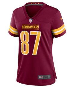 Alternative view of John Bates Washington Commanders Nike Women's  Game Jersey -  Burgundy