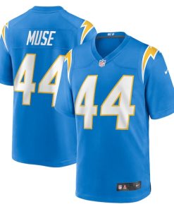 Tanner Muse Los Angeles Chargers Nike Team Game Jersey -  Powder Blue