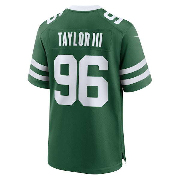 Leonard Taylor III New York Jets Nike Team Game Jersey - Legacy Green - Image 4