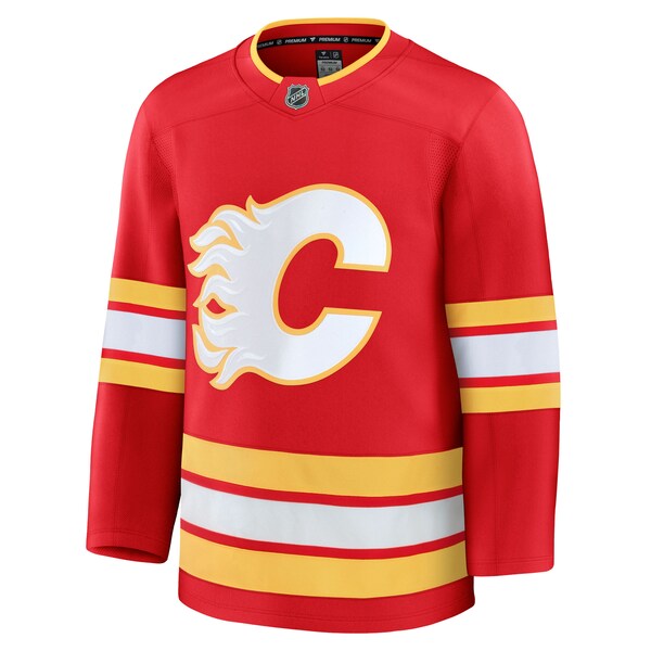 Calgary Flames Home Premium Jersey - Red/Black/White - Image 3