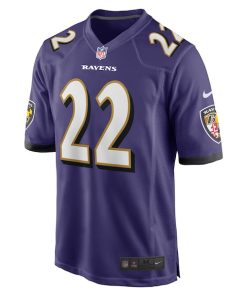 Alternative view of Derrick Henry Baltimore Ravens Nike Game Player Jersey - Purple