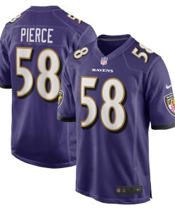 Michael Pierce Baltimore Ravens Nike Player Game Jersey - Purple