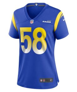 Alternative view of Eli Neal Los Angeles Rams Nike Women's Game Jersey -  Royal