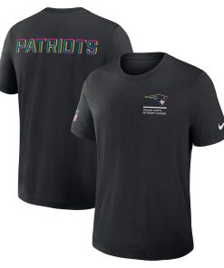 New England Patriots Nike 2025 NFL Crucial Catch Tri-Blend Dri-FIT T-Shirt - Black