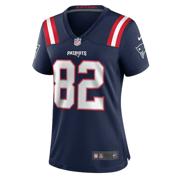 JaQuae Jackson New England Patriots Nike Women's Game Jersey - Navy - Image 2