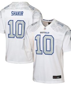 Khalil Shakir Buffalo Bills Nike Youth 2025 Rivalries Collection Game Jersey - White
