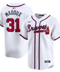Greg Maddux Atlanta Braves Nike Home Limited Player Jersey - White