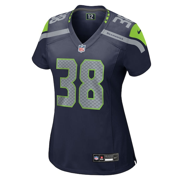 Brady Russell Seattle Seahawks Nike Women's Team Game Jersey - College Navy - Image 2