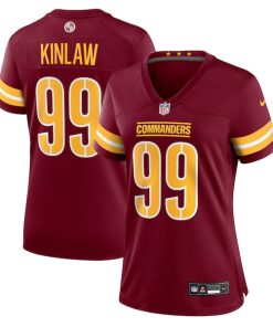 Javon Kinlaw Washington Commanders Nike Women's Team Game Jersey -  Burgundy