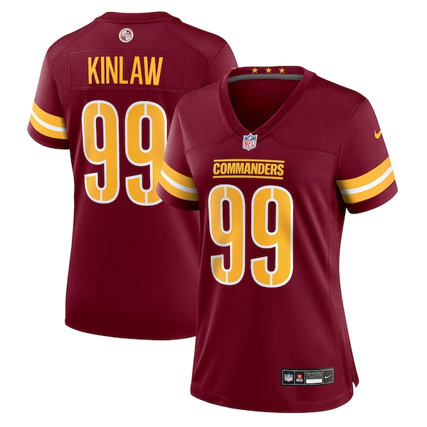 Javon Kinlaw Washington Commanders Nike Women's Team Game Jersey - Burgundy
