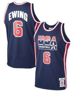 Patrick Ewing USA Basketball 1992 Dream Team Authentic Jersey - Navy