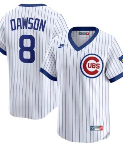 Andre Dawson Chicago Cubs Nike Throwback Cooperstown Collection Limited Jersey - White