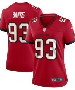 Eric Banks Tampa Bay Buccaneers Nike Women's  Game Jersey -  Red