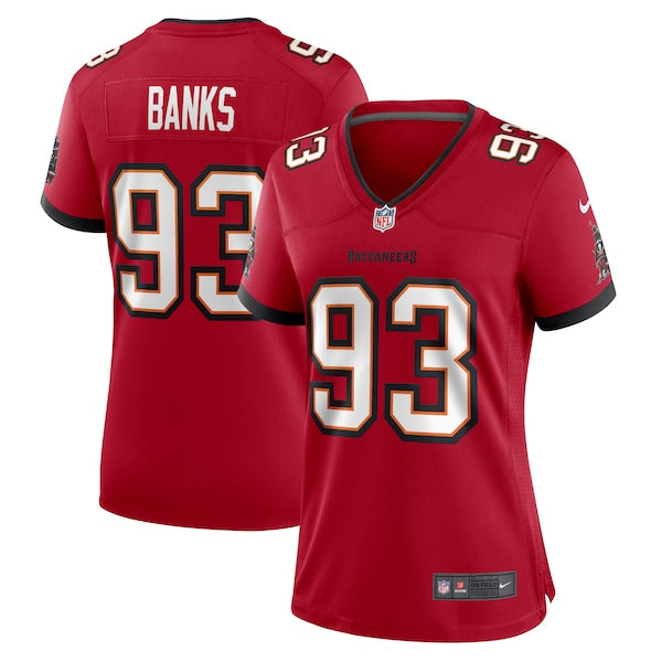 Eric Banks Tampa Bay Buccaneers Nike Women's Game Jersey - Red