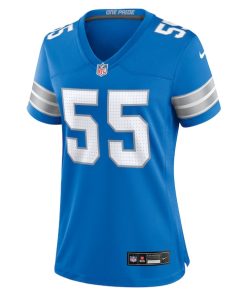 Alternative view of Derrick Barnes Detroit Lions Nike Women's Team Game Jersey -  Blue