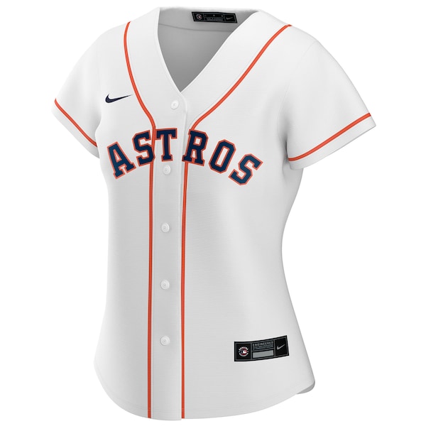 Houston Astros Nike Women's Home Replica Custom Jersey - White - Image 2