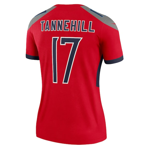 Ryan Tannehill Tennessee Titans Nike Women's Inverted Legend Jersey - Red - Image 3