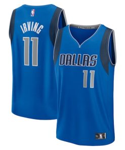 Kyrie Irving Dallas Mavericks  Youth Fast Break Replica Player Jersey - Icon Edition - Blue