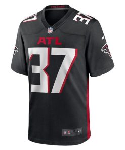 Alternative view of DeMarcco Hellams Atlanta Falcons Nike Team Game Jersey -  Black