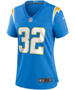 Alternative view of Alohi Gilman Los Angeles Chargers Nike Women's Game Jersey - Powder Blue
