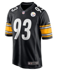 Alternative view of Mark Robinson Pittsburgh Steelers Nike Game Player Jersey - Black