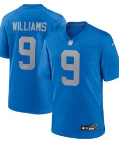 Jameson Williams Detroit Lions Nike Alternate Game Jersey -  Blue