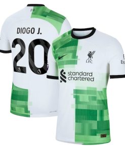 Diogo Jota Liverpool Nike 2023/24 Away Authentic Player Jersey - White/Red