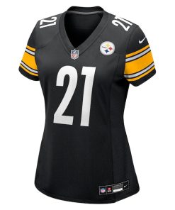 Alternative view of Chuck Clark Pittsburgh Steelers Nike Women's Team Game Jersey -  Black