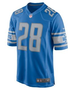 Alternative view of Zonovan Knight Detroit Lions Nike Team Game Jersey -  Blue