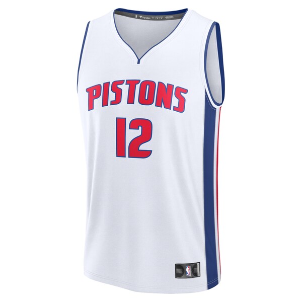 Tobias Harris Detroit Pistons Fast Break Replica Player Jersey - Association Edition - White - Image 2