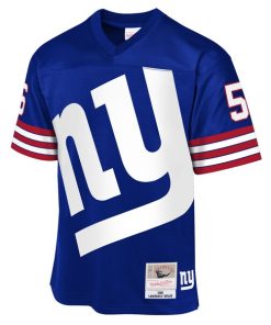Alternative view of Lawrence Taylor New York Giants 1986 Throwback Fashion Jersey - Royal