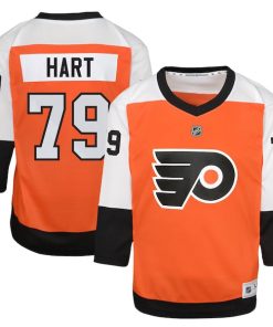 Carter Hart Philadelphia Flyers Youth Home Replica Player Jersey - Burnt Orange
