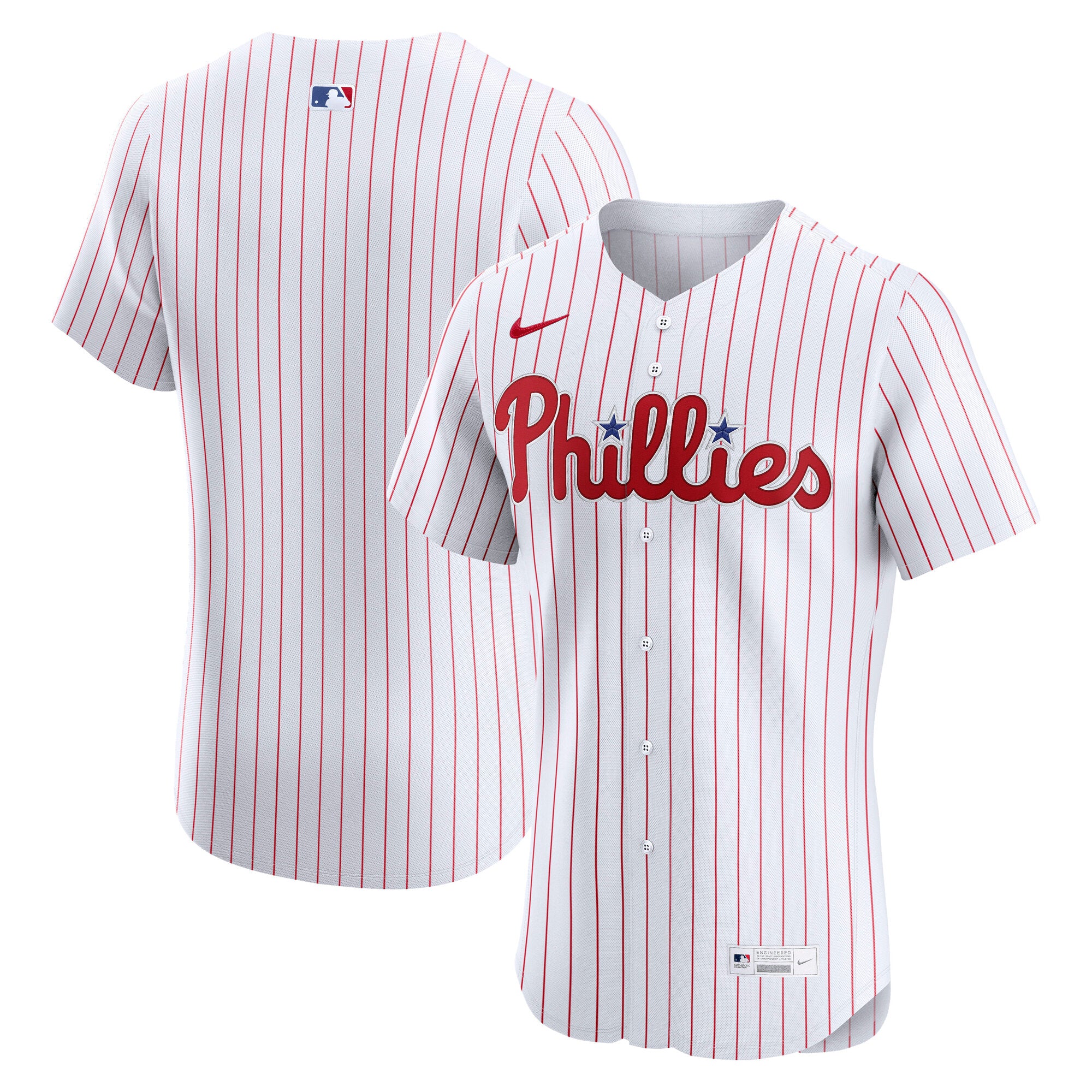 Philadelphia Phillies Nike Alternate 2 Elite Jersey - Cream/White/Light Blue - Image 7