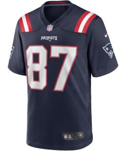 Alternative view of Ben Coates New England Patriots Nike Game Retired Player Jersey - Navy