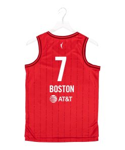 Alternative view of Adult Indiana Fever #7 Aliyah Boston Rebel Swingman Jersey - Rebel Edition - Red