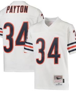 Walter Payton Chicago Bears Youth 1985 Retired Player Legacy Jersey - White