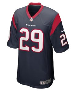 Alternative view of M.J. Stewart Houston Texans Nike Game Player Jersey - Navy