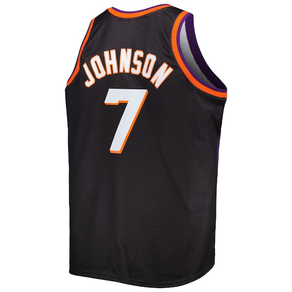 Kevin Johnson Phoenix Suns Big & Tall Hardwood Classics 1996/97 Swingman Jersey - Black - Image 3