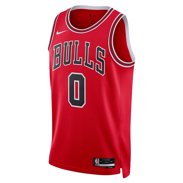 Coby White Chicago Bulls Nike Unisex Swingman Jersey - Icon Edition - Red - Image 2
