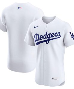 Los Angeles Dodgers Nike Home Elite Jersey - White