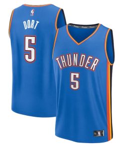 Luguentz Dort Oklahoma City Thunder  Fast Break Replica Player Jersey - Icon Edition - Blue