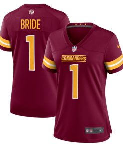 Number 1 Bride Washington Commanders Nike Women's Game Jersey - Burgundy