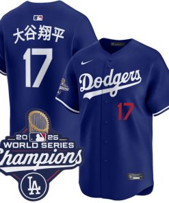 Shohei Ohtani Los Angeles Dodgers Nike 2025 World Series Champions Limited Jersey - Royal