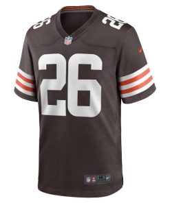 Alternative view of Rodney McLeod Cleveland Browns Nike Team Game Jersey -  Brown