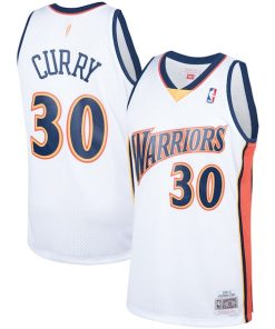 Stephen Curry Golden State Warriors Hardwood Classics Swingman Jersey - White