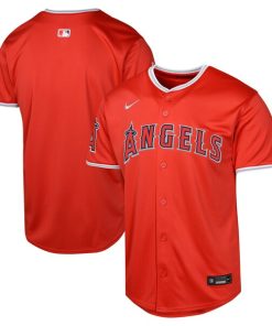 Los Angeles Angels Nike Youth Alternate Limited Jersey - Red