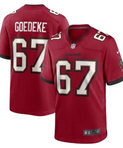 Luke Goedeke Tampa Bay Buccaneers Nike Game Player Jersey - Red