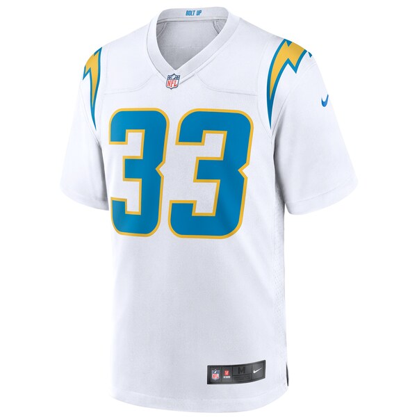 Derwin James Los Angeles Chargers Nike Game Jersey - White/Navy/Royal - Image 3